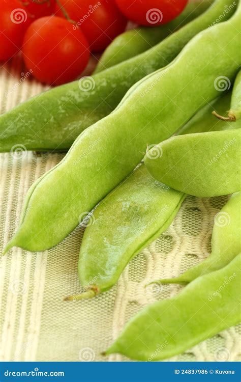 Flat Beans Stock Photo Image Of Bean Depth Harvest 24837986