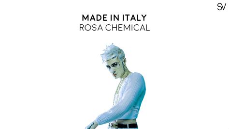 Rosa Chemical Made In Italy Lyrics Video Youtube