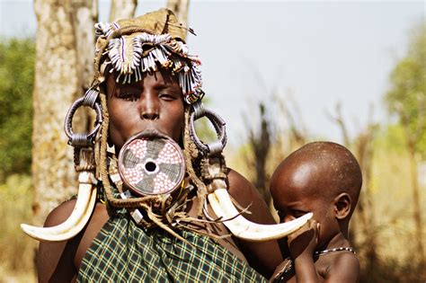 Mursi Tribe The Larger The Lip Plate The Bigger The Bride Wealth