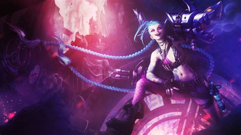 League Of Legends Jinx Splash Art