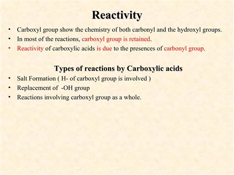 Carboxylic Acids And Their Derivative Ppt