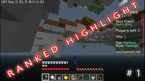 Clutch Hypixel Ranked Skywars Highlight 1 YouTube