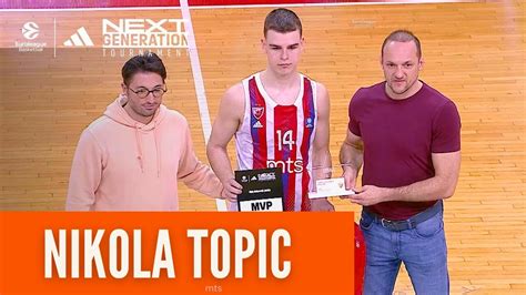 Nikola Topic U Mvp Basketball Highlights Crvena Zvezda Mts