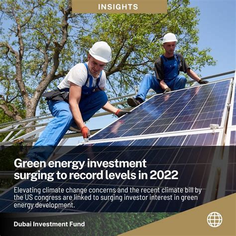 Dubai Investment Fund Dif On Twitter Investment Into Green Energy