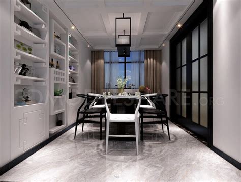 90. Chinese-style Apartment Interior 3D Model