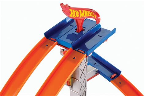 Hot Wheels® Track Builder 5 Lane Tower Starter Set Shop Hot Wheels Cars Trucks And Race Tracks