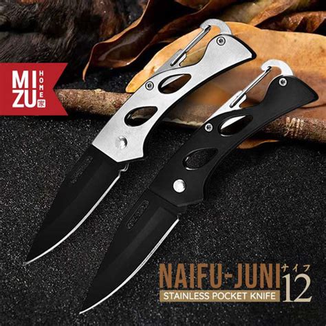 Jual MIZU NAIFU JUNI Stainless Pocket Knife Pisau Saku Lipat Serbaguna