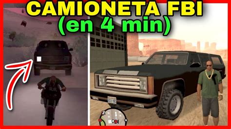 Como CONSEGUIR La CAMIONETA Del FBI En GTA San Andreas YouTube