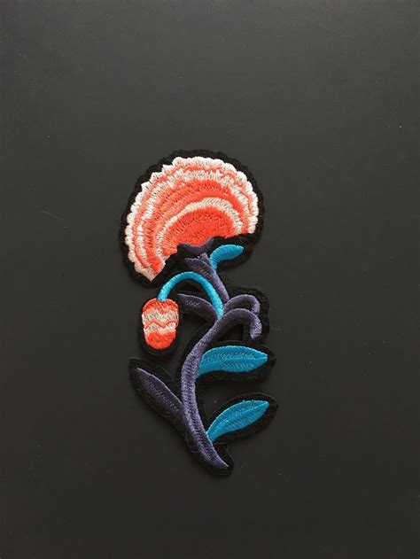 Embroidery Patch Gucci Style Patch Applique Iron On Flower Applique