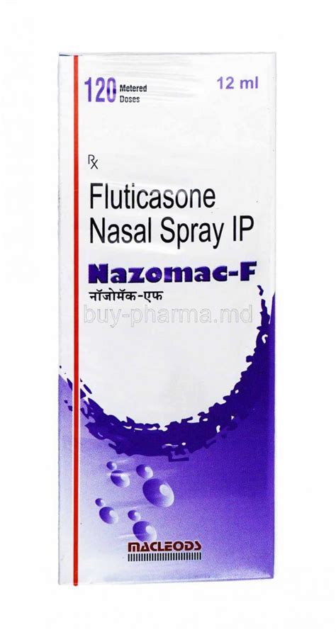 Buy Nazomac F Fluticasone Nasal Spray Ml Online