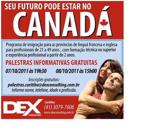 Fran Ais Babel Palestra Sobre Imigra O Para O Canad