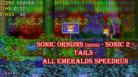 Sonic Origins Sonic Tails All Emeralds Speedrun Youtube