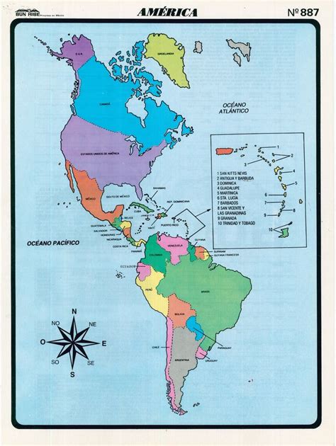 Monografía de América de Sun Rise antes 2 en 2024 Mapa de america