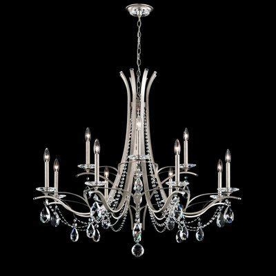 Schonbek Vesca 12 Light Candle Style Classic Traditional Chandelier