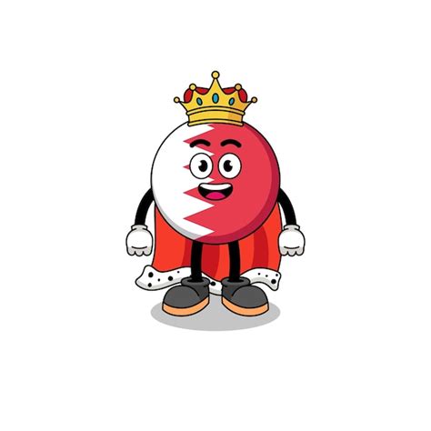 Premium Vector Mascot Illustration Of Bahrain Flag King