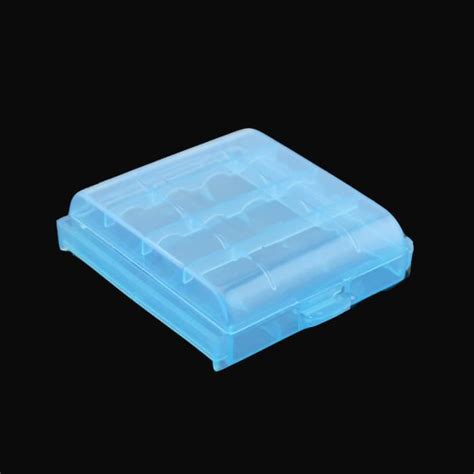 Bleu Boîte de rangement en plastique coloré 5 boîtiers couvercle pour