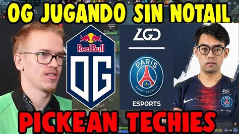 OG JUGANDO SIN NOTAIL ES BRUTALIZADO POR PSG LGD EPICENTER MAJOR 2019