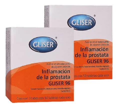 Gliser Inflamacion D Prostata Homeopatico Pzas Tabs Env O Gratis