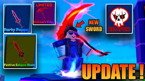 EVERYTHING NEW ON THE BLADE BALL UPDATE Roblox Blade Ball YouTube