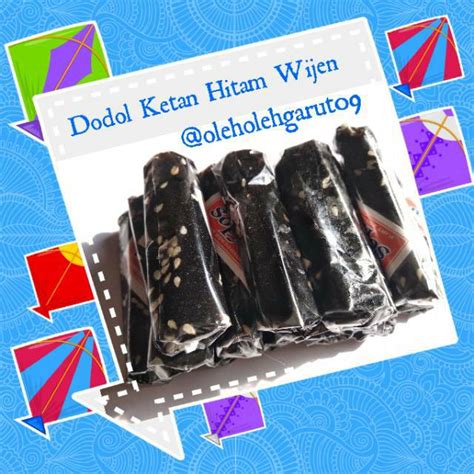 Jual Dodol Ketan Hitam Wijen Oleh Oleh Garut Shopee Indonesia