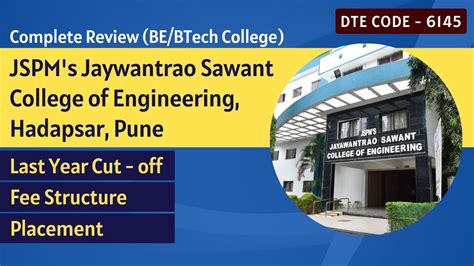 Jspm Jaywantrao Sawant College Of Engineering Hadapsar Pune Jspm