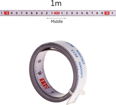 Mentin Self Adhesive Measuring Tape From Left To Right Right To Left