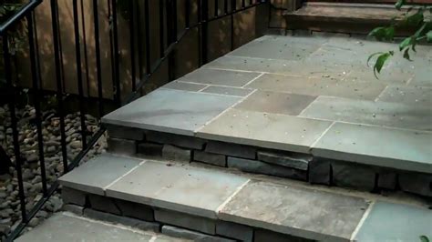 Bluestone Steps Installed By Chris Orser Landscaping YouTube