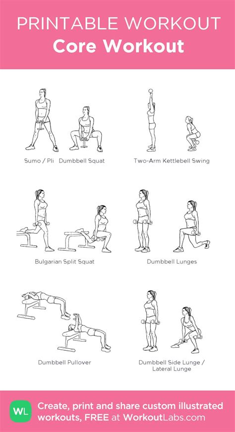 The Printable Workout Guide For Women