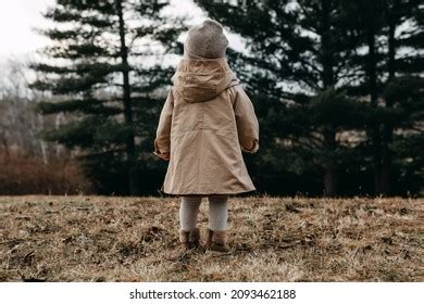 Little Girl Walking Alone Forest On Stock Photo 2093462188 | Shutterstock