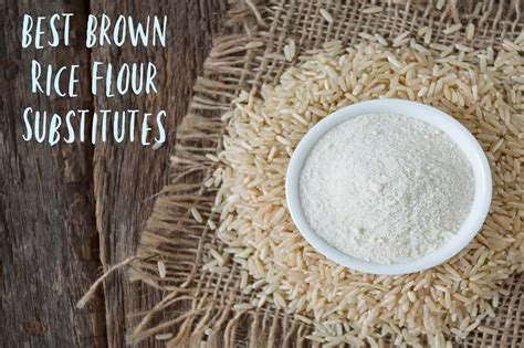 The 6 Best Brown Rice Flour Substitutes For Any Occasion The Coconut Mama