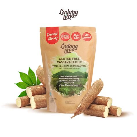 Jual Ladang Lima Gluten Free Cassava Flour Tepung Mocaf Bebas Gluten