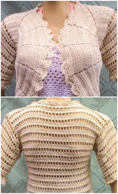 How To Crochet Fashionable Bolero Crochet Ideas