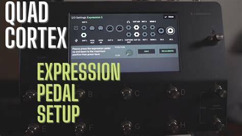 Quad Cortex How To Set Up Expression Pedals And Whammy Youtube