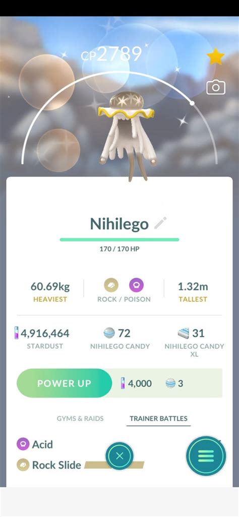 Shiny Nihilego!! : r/TheSilphRoad