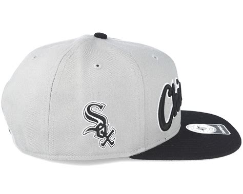 Chicago White Sox Script Side Grey/black Snapback - 47 Brand caps ...