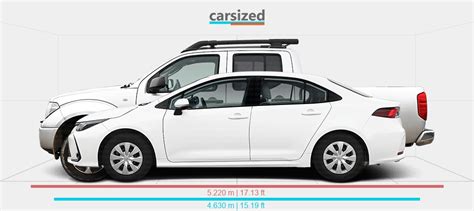 Dimensions Toyota Corolla Present Vs Nissan Navara