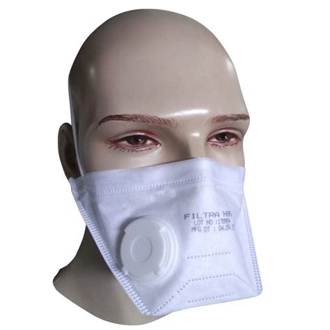 Duck Bill Flat Fold N95 Particulate Respirator Mask With Exhalation