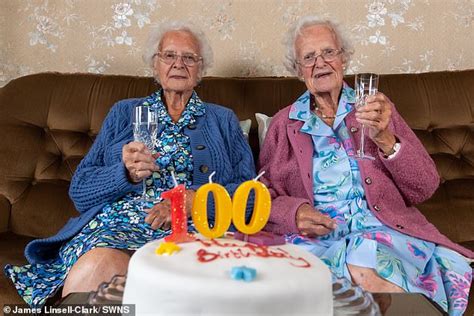 Britain S Oldest Identical Twins Celebrate Turning After Moving In