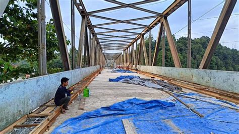 Progres Perbaikan Jembatan Sambaliung Capai 31 33 Persen Benuanta