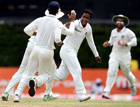 Pragyan Ojha Celebrates The Fall Of A Wicket Espncricinfo