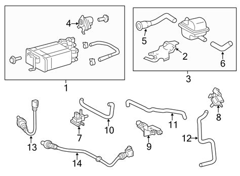 Toyota Camry Pump Leak Detection System Evaporative 90910af005