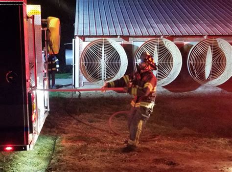 Quick Response By Firefighters Saves Thousands Of Chickens Sandhills