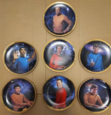 STAR TREK 25TH Anniversary Commemorative Hamilton Collection 1991 7x