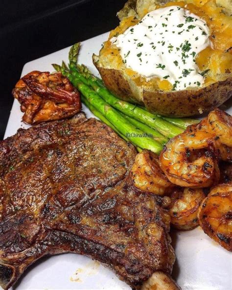 Garlic Butter Grilled Steak And Shrimp The Kind Of Cook Recipe