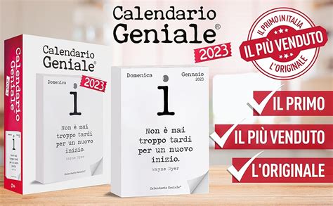 Calendario Geniale 2023 L Originale L Unico Con Bonus Digitali Idea