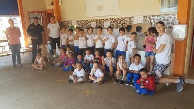 Canil fez apresentação para alunos em EMEB Gazeta Itapirense