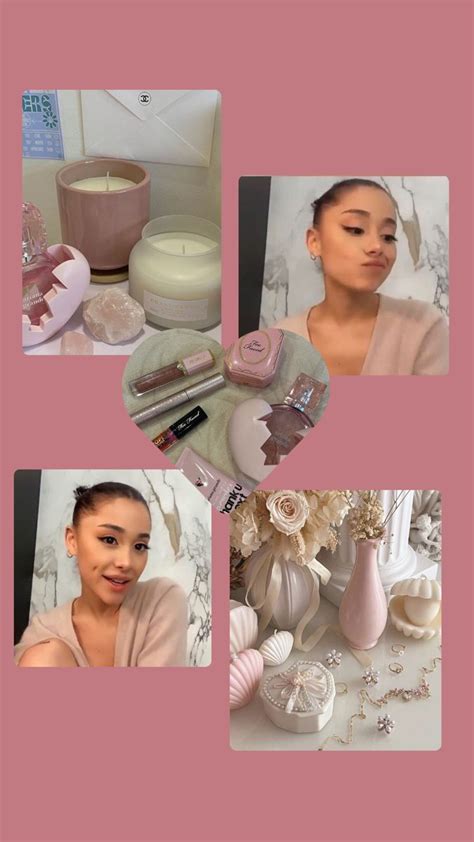 Ariana Grande Pink Aesthetic Wallpaper Ariana Grande