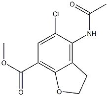 Methyl 4 AcetylaMino 5 Chloro 2 3 Dihydro 1 Benzofuran 7 Carboxylate