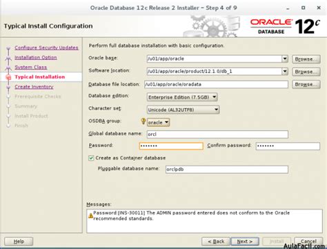 Instalaci N De Oracle C Instalacion Oracle C