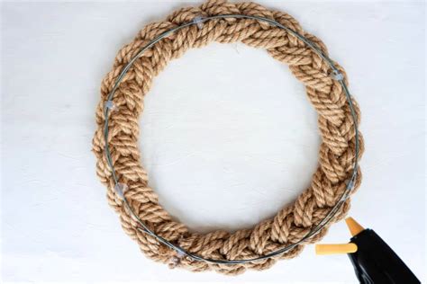 Rope Wreath Tutorial Easy To Customize For Holidays